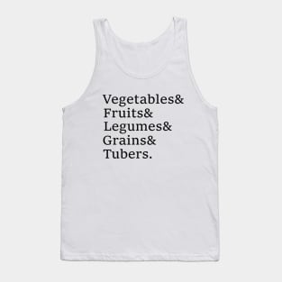 Foundations of the vegan diet Tank Top